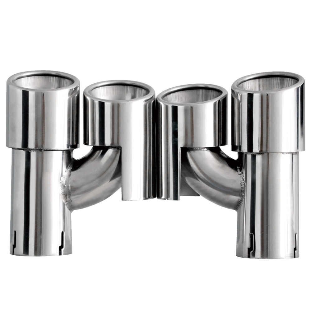 Stainless Steel Exhaust Tailpipe Mirror Polished Tailpipe