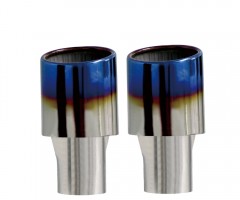 General Burnt Blue Tailpipe Stainless Steel Tailpipe